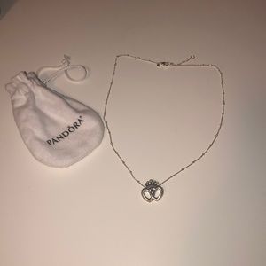 Pandora United Hearts Necklace: Sterling Silver